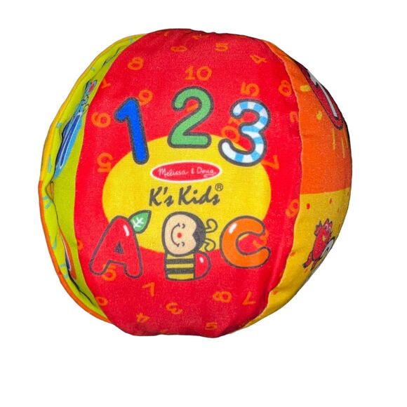 Melissa & Doug Talking Ball K Kid Education Learning Plush Soft Toy ABC Nursery - Picture 10 of 10